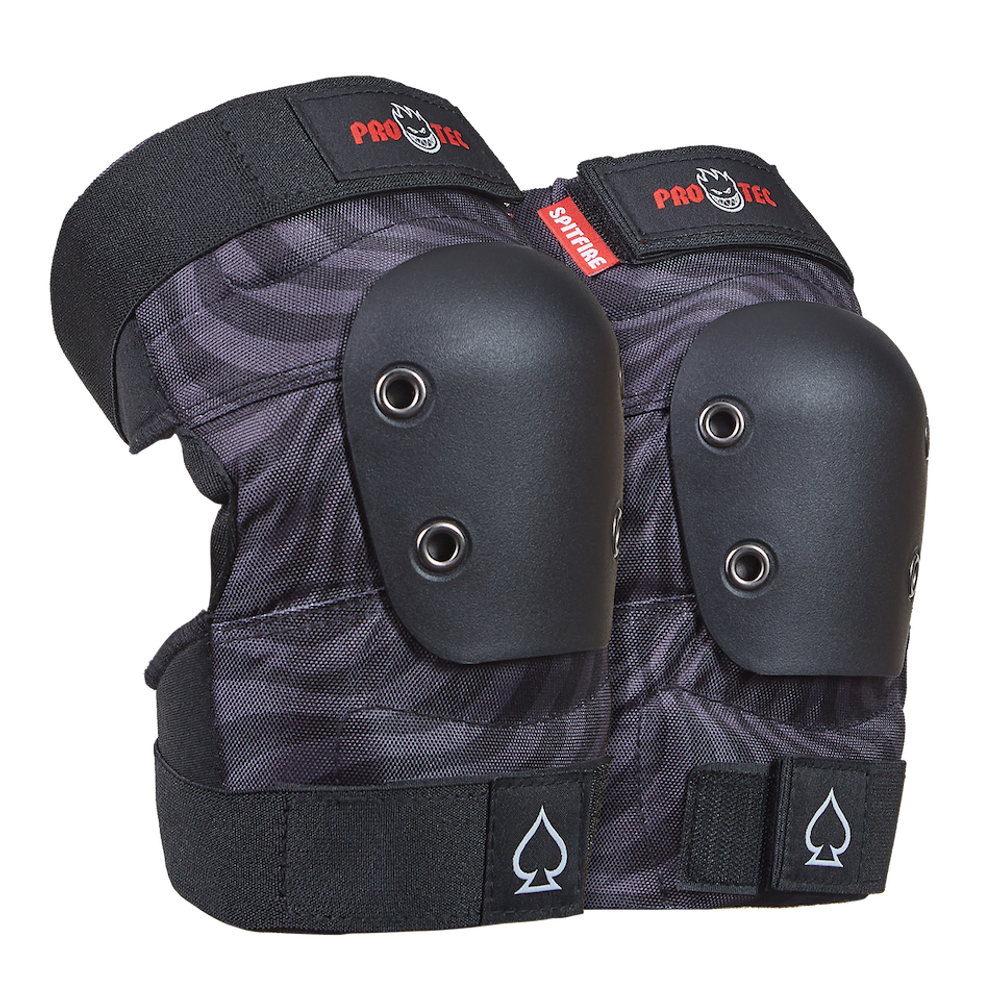 Защита (колени,локти,зап)PRO-TEC ADULT 3-PK PAD SET OPEN-BACK SPITFIRE SIGNATURE EDITION BLACK SWIRL