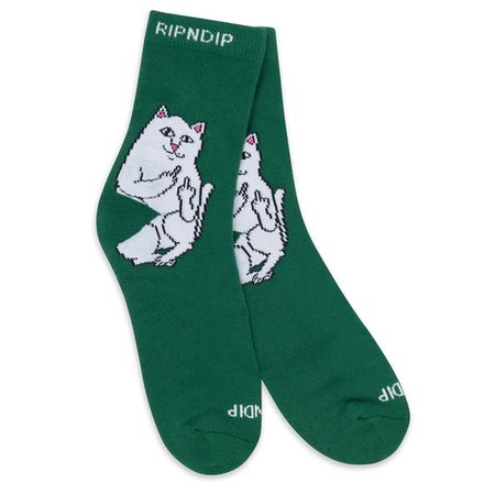 Купить Носки Ripndip Lord Nermal Mid Socks (Olive)