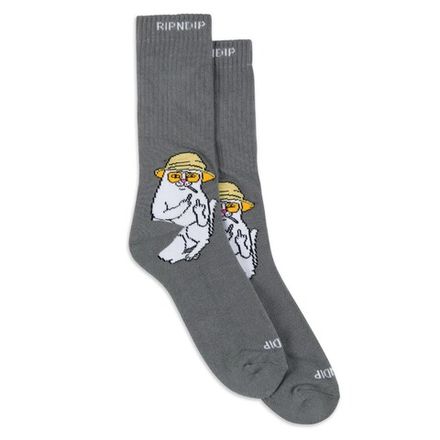 Купить Носки Ripndip Nermal S Thompson Socks Charcoal