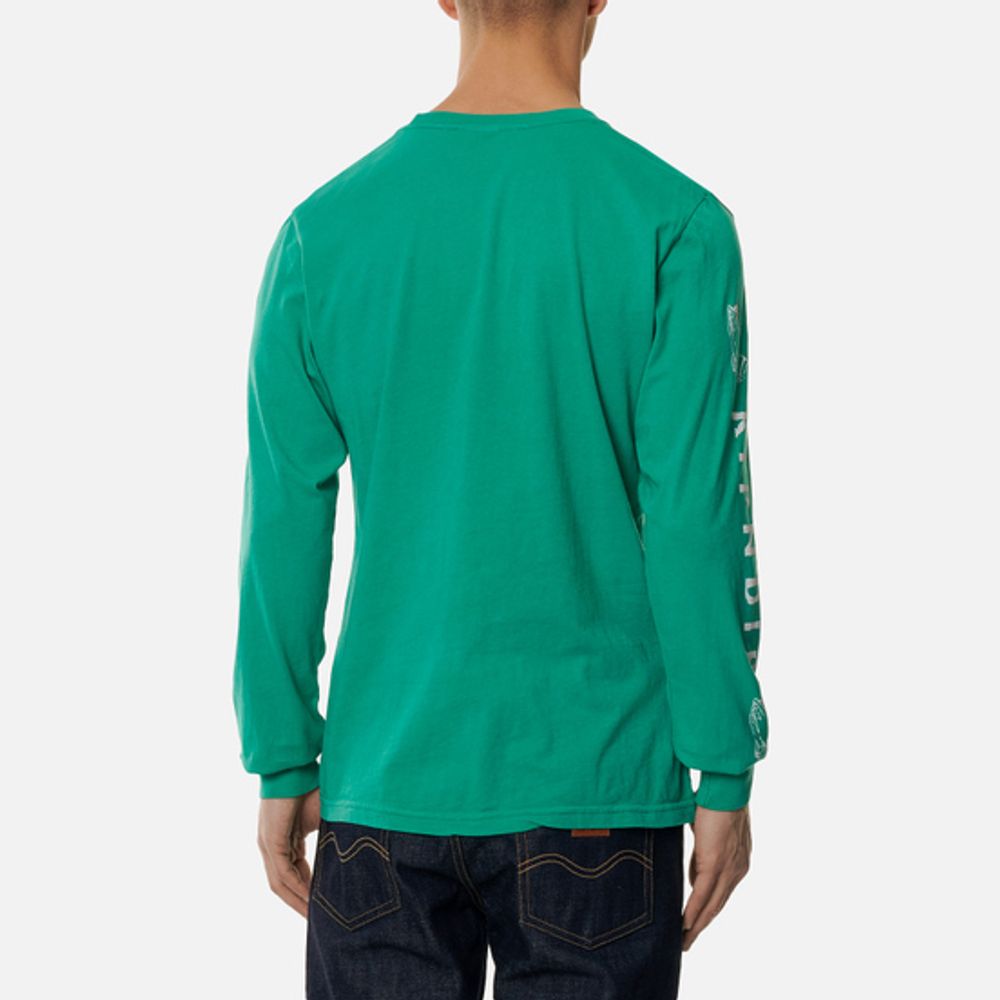 Лонгслив Ripndip Lord Nermal Pocket Tee Long Sleeve Teal