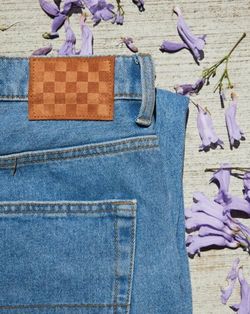 Джинсы Vans CHECK-5 BAGGY DENIM PAN STONEWASH/BLUE