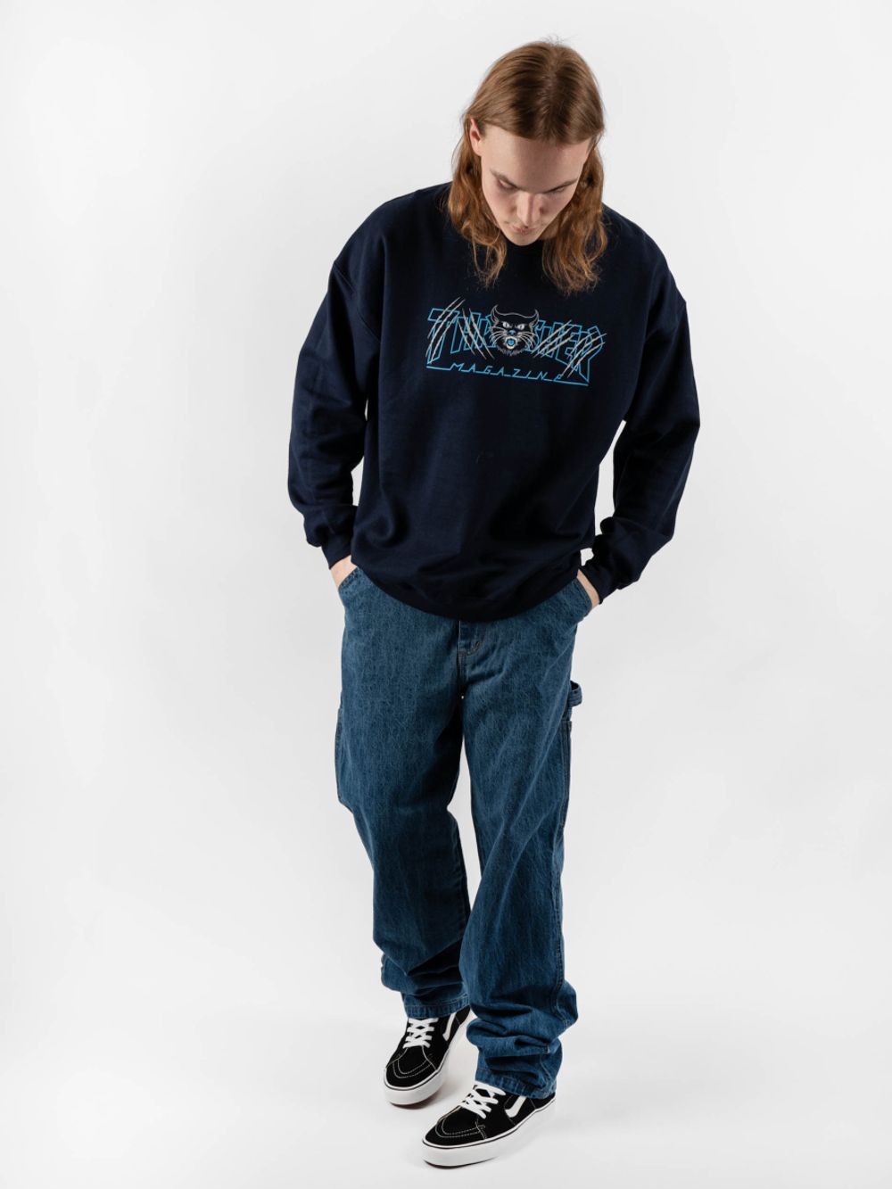 Свитшот THRASHER GATO NAVY