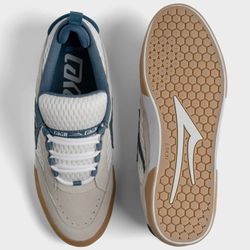 Кеды Lakai Payload White Suede Blue Gum